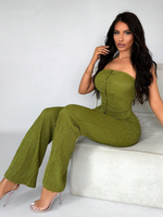 Satijnen sexy elegante feest top en lange broek, vrouwen
